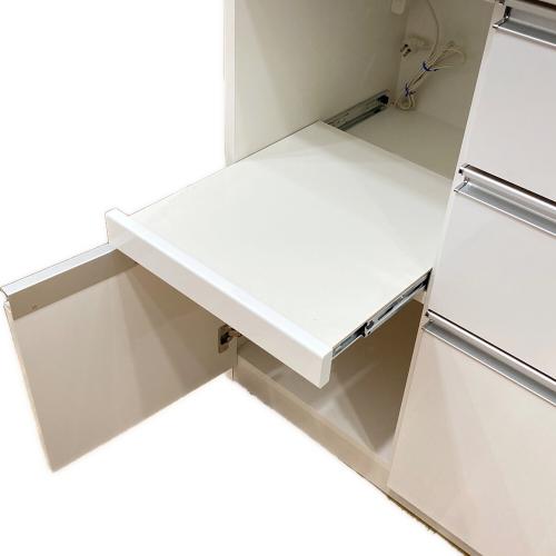 レンジボード ホワイト スライド扉 スライド台