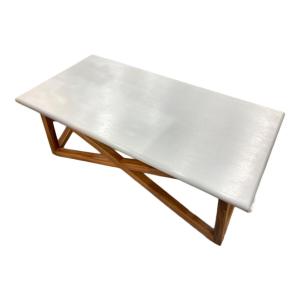 WTW (ダブルティー) コーヒーテーブル ホワイト×ナチュラル 104 MAVERICKS