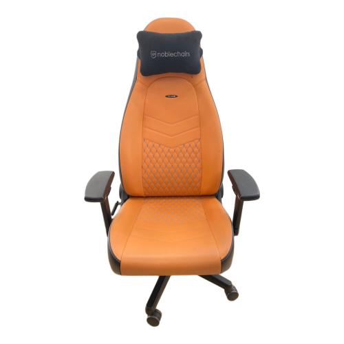 noblechairs (ノーブルチェアーズ) ゲーミングチェア オレンジ×ブラック ICON