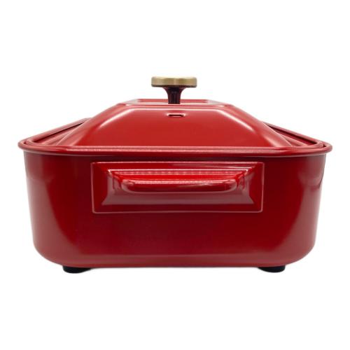 BRUNO (ブルーノ) コンパクトホットプレート BOE21 2015年発売モデル レッド