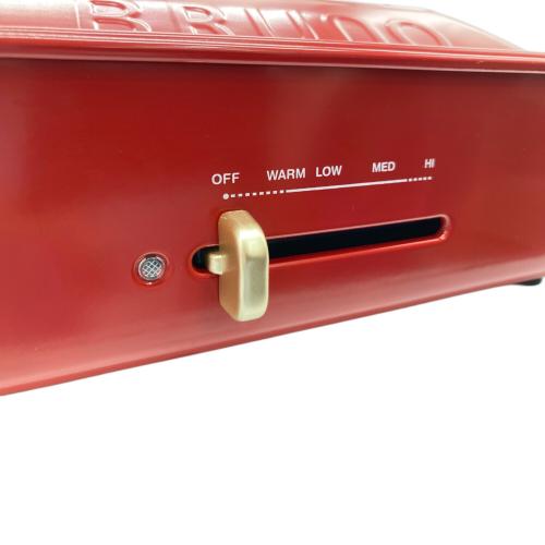 BRUNO (ブルーノ) コンパクトホットプレート BOE21 2015年発売モデル レッド