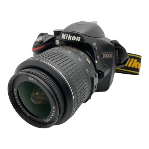 Nikon (ニコン) デジタル一眼レフカメラ D3200 2472万画素(総画素) APS-C 専用電池 標準：ISO100～6400 1/4000～30秒 2223525