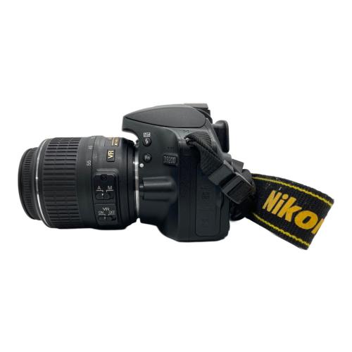 Nikon (ニコン) デジタル一眼レフカメラ D3200 2472万画素(総画素) APS-C 専用電池 標準：ISO100～6400 1/4000～30秒 2223525