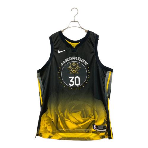 NIKE (ナイキ) ウォリアーズ ユニフォーム メンズ SIZE XXL ブラック×イエロー NBA/シティーエディション/ステフィン・カリー JORDAN DO9627-010