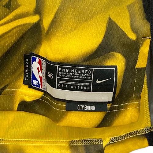 NIKE (ナイキ) ウォリアーズ ユニフォーム メンズ SIZE XXL ブラック×イエロー NBA/シティーエディション/ステフィン・カリー JORDAN DO9627-010