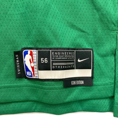 NIKE (ナイキ) アイコンエディションスウィングマンユニフォーム メンズ SIZE XXL グリーン×ホワイト NBA/ボストン・セルディックス/ジェイレン・ブラウン JORDAN DN2129-312