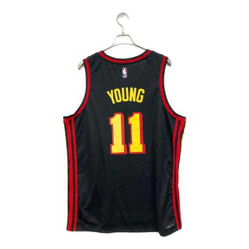 NIKE (ナイキ) アトランタホークスユニフォーム メンズ SIZE XXL ブラック×イエロー NBA/トレイ・ヤング/スウィングマン ジャージー JORDAN DO9550-010