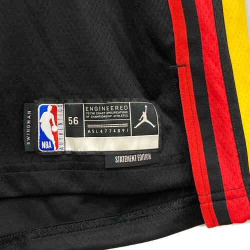 NIKE (ナイキ) アトランタホークスユニフォーム メンズ SIZE XXL ブラック×イエロー NBA/トレイ・ヤング/スウィングマン ジャージー JORDAN DO9550-010