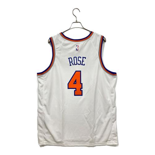 NIKE (ナイキ) ニューヨーク・ニックス ユニフォーム メンズ SIZE XXL ホワイトオレンジ NBA/デリック・ローズ JORDAN DN2178-100