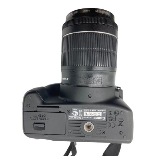 CANON (キヤノン) 一眼レフカメラ/ズームレンズセット EOS kiss X7 1800万画素 APS-C 専用電池 SDHCカード対応 1/4000～30秒 DS126441