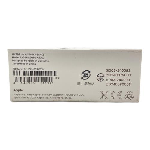 Apple (アップル) AirPods(第4世代) アクティブノイズキャンセリング搭載モデル MXP93J/A