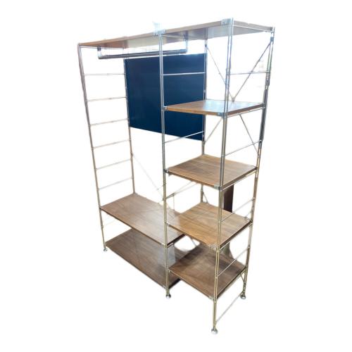 無印良品 (ムジルシリョウヒン) ステンレスユニットシェルフ ナチュラル×シルバー 4 シングル 5段