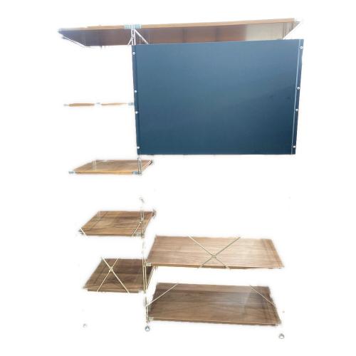 無印良品 (ムジルシリョウヒン) ステンレスユニットシェルフ ナチュラル×シルバー 4 シングル 5段