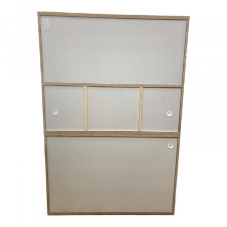 松田家具 (マツダカグ) レンジボード ダークブラウン 270 2枚扉 N