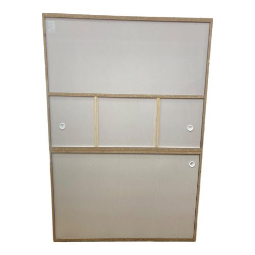 松田家具 (マツダカグ) レンジボード ダークブラウン 270 2枚扉 N