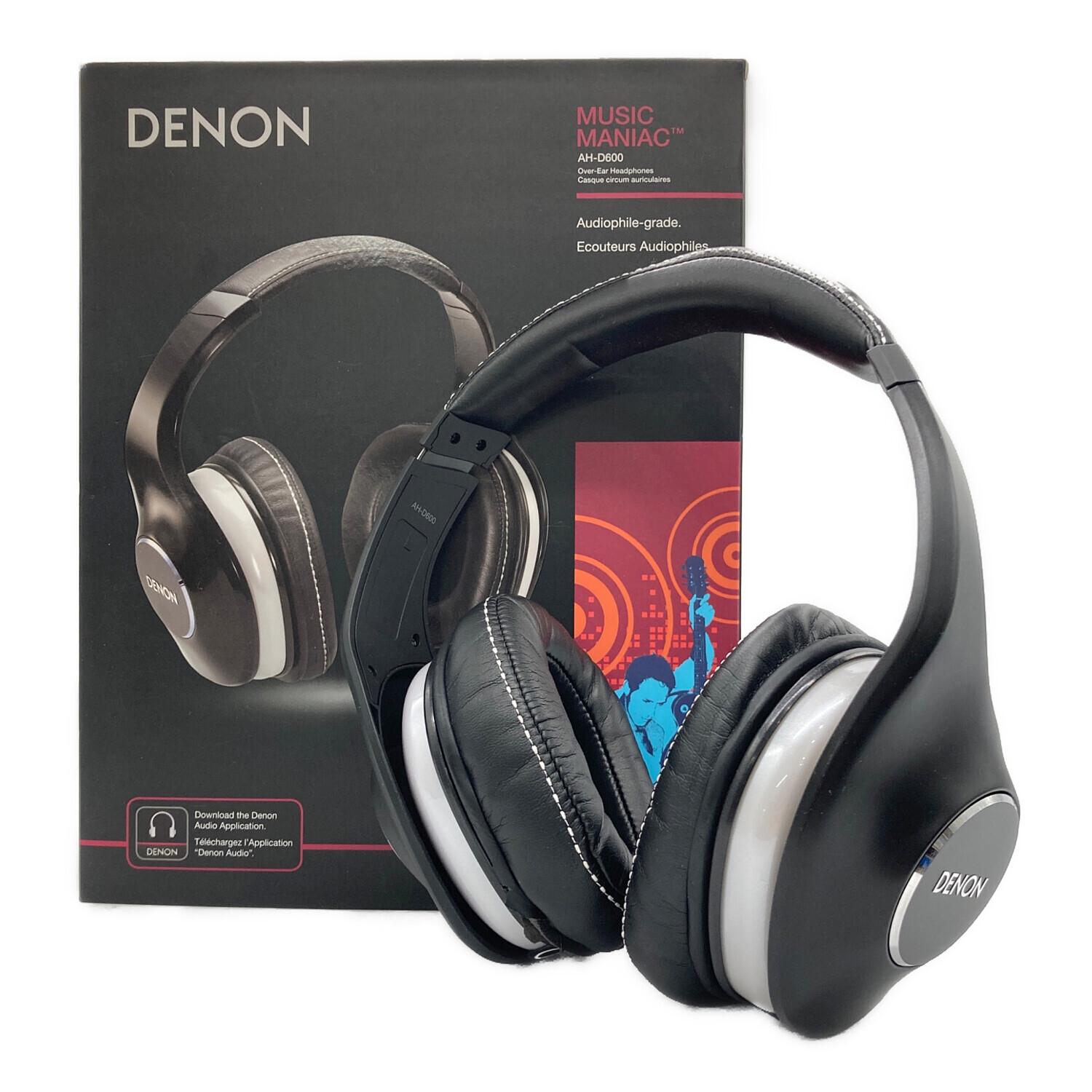 DENON 音楽用ヘッドホン ブラック/ホワイト AH-D600 Amazon.com: Denon AH-D600 Music Maniac Over-Ear Headphones