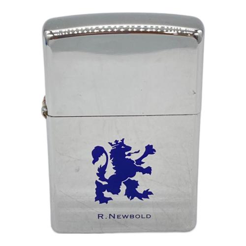 R.NEWBOLD (アールニューボールド) ZIPPO シルバー×ネイビー
