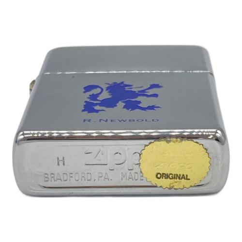 R.NEWBOLD (アールニューボールド) ZIPPO シルバー×ネイビー