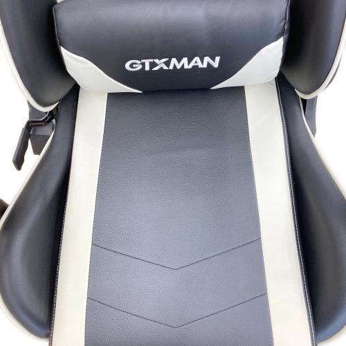 GTXMAN ゲーミングチェア ブラック×ホワイト