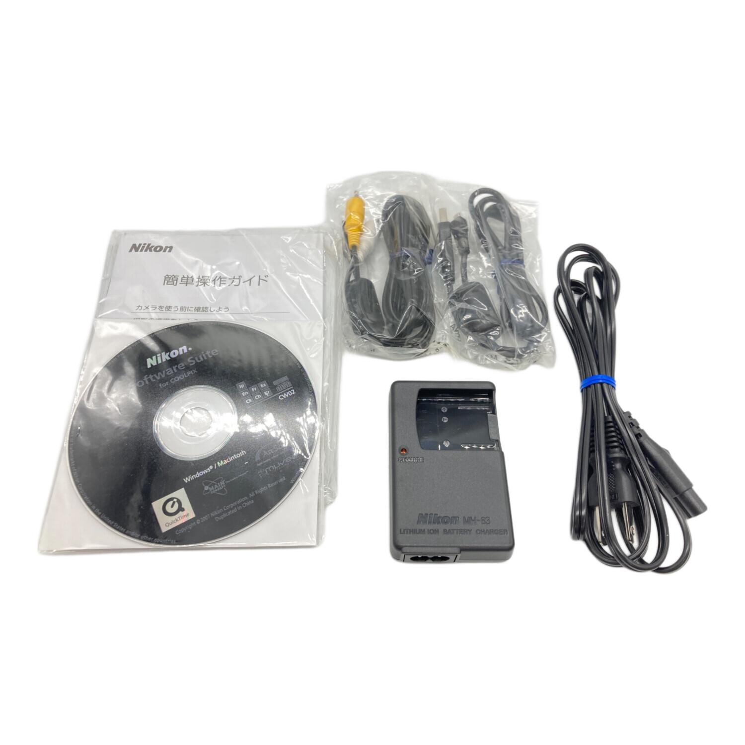 【美品　動作品 付属品完備】Nikon COOLPIX S600 Nikon コンパクトデジタルカメラ COOLPIX S600 1000万画素(有効画素) 1