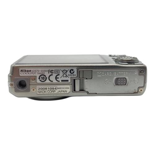Nikon コンパクトデジタルカメラ COOLPIX S600 1000万画素(有効画素) 1/2.33型CCD 専用電池 SDカード ・SDHCカード対応 ISO100～3200 1コマ/秒 1～1/1500 秒 20061094