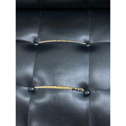 カリモク60 (カリモクロクマル) Kチェア 2シーター ブラウン×ブラック W36153BW/05009077040 合皮