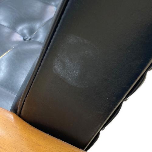 カリモク60 (カリモクロクマル) Kチェア 2シーター ブラウン×ブラック W36153BW/05009077040 合皮