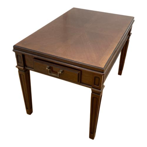 MARUNI (マルニ) サイドテーブル ブラウン 引出し付 地中海ロイヤル