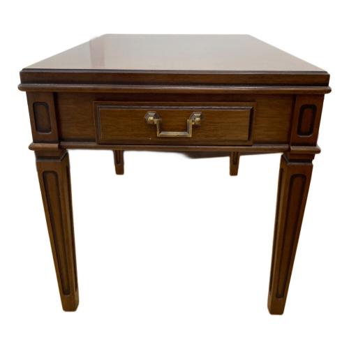 MARUNI (マルニ) サイドテーブル ブラウン 引出し付 地中海ロイヤル