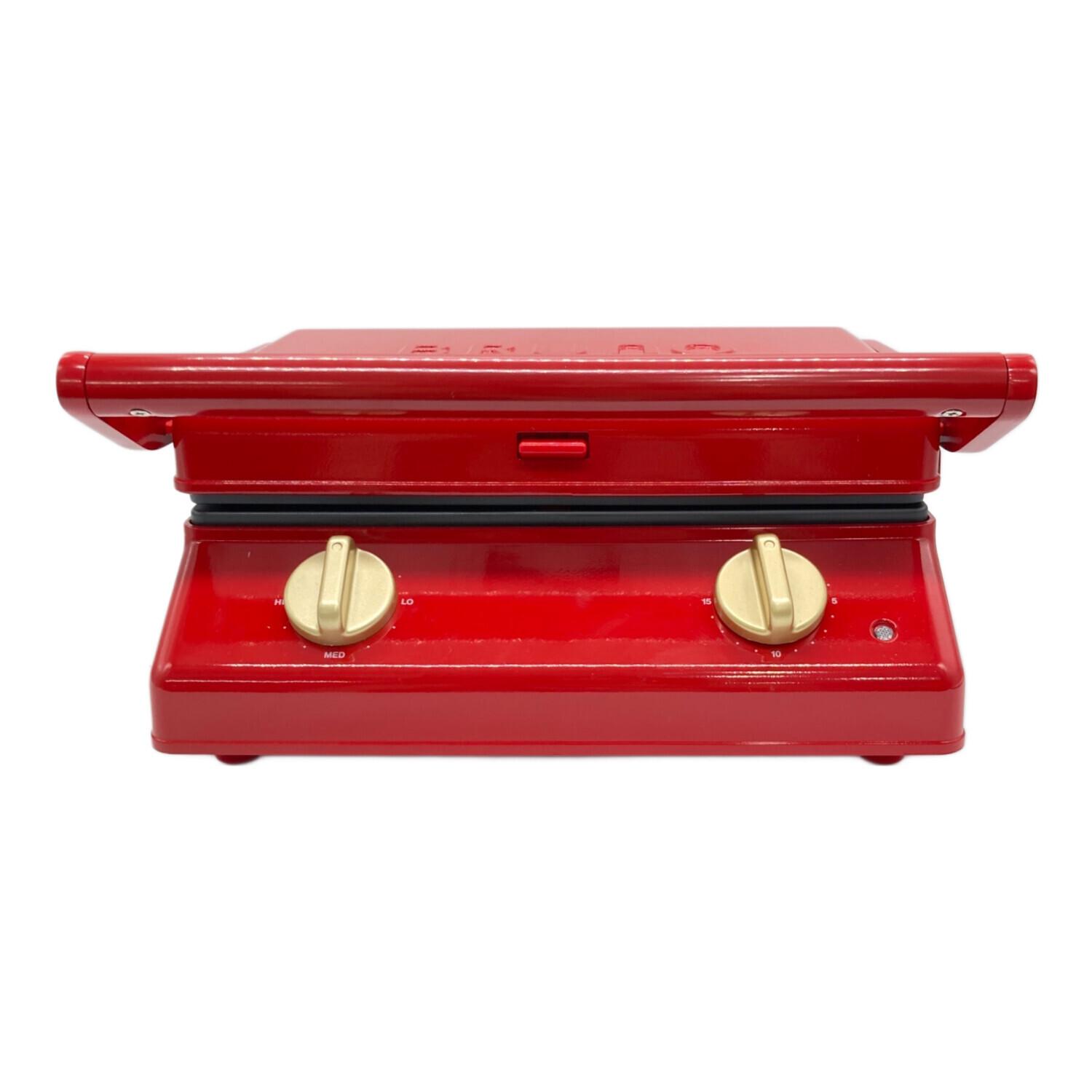 BRUNO (ブルーノ) グリルサンドメーカー レッド BOE084-RD