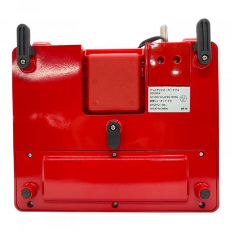 【新品・未使用】BRUNO グリルサンドメーカー ダブル BOE084 レッド BRUNO ブルーノ グリルサンドメーカー ダブル BOE084 ホット