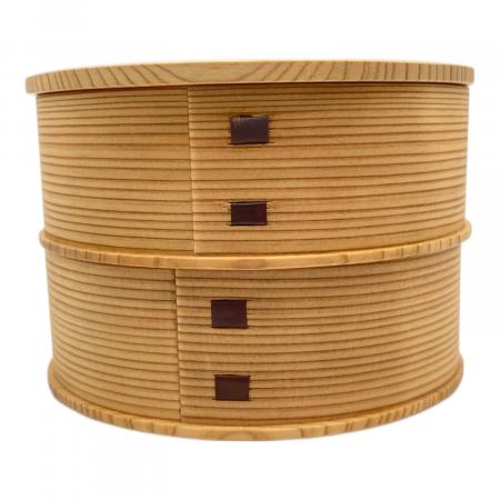 大館工芸 (オオタテコウゲイ) 曲げわっぱ ナチュラル ひな弁当 2段