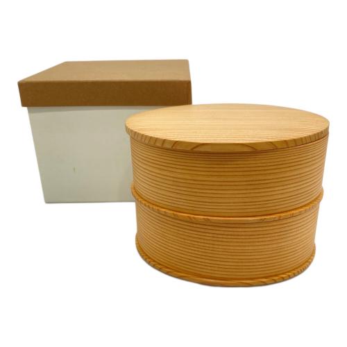 大館工芸 (オオタテコウゲイ) 曲げわっぱ ナチュラル ひな弁当 2段