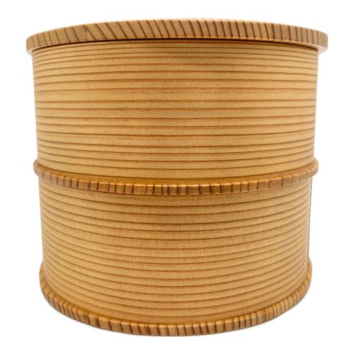 大館工芸 (オオタテコウゲイ) 曲げわっぱ ナチュラル ひな弁当 2段