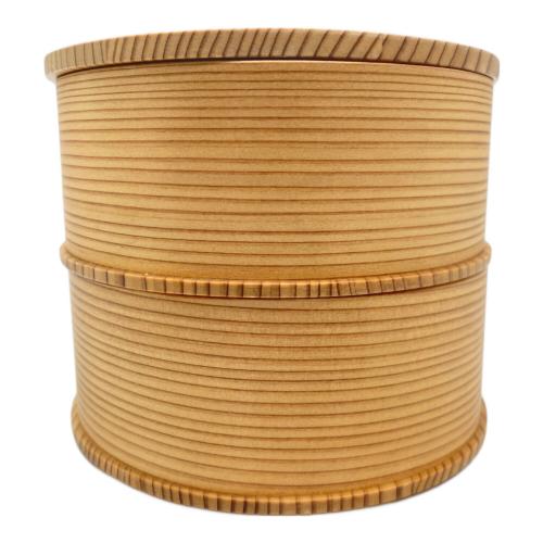 大館工芸 (オオタテコウゲイ) 曲げわっぱ ナチュラル ひな弁当 2段