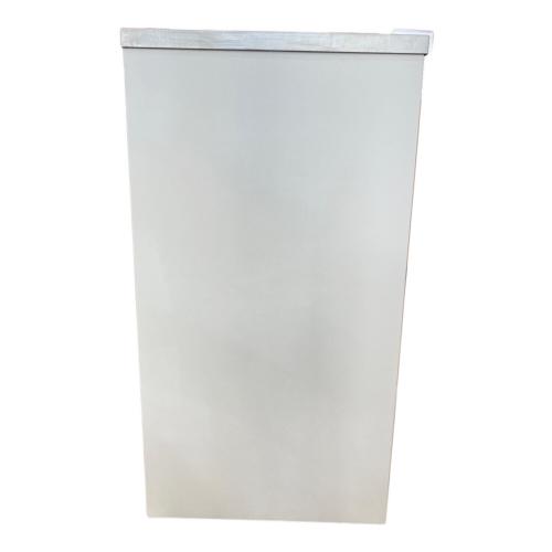 キッチンカウンター ホワイト 145 ステンレストップ 引出③ 幅:120㎝