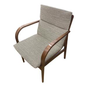 飛騨産業 (ヒダサンギョウ) アームチェアー ベージュ×ブラウン L-Chir 36 SD260