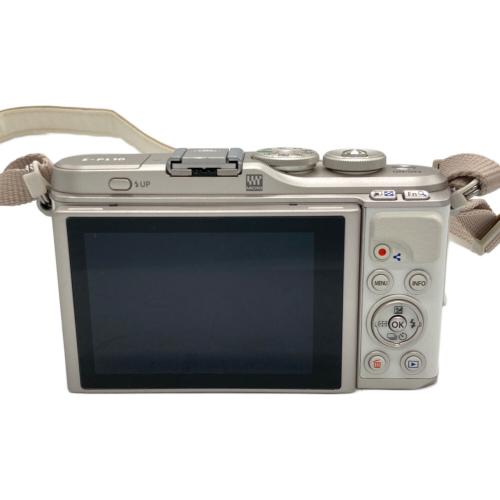 Olympus E-PL10 ミラーレスカメラ シルバー レンタル] OLYMPUS PEN E-PL10 EZダブルズームキット ミラーレス一眼