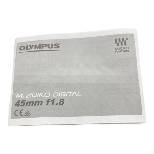 OLYMPUS (オリンパス) 単焦点レンズ M.ZUIKO 45ｍｍ f1.8 ABMB07474
