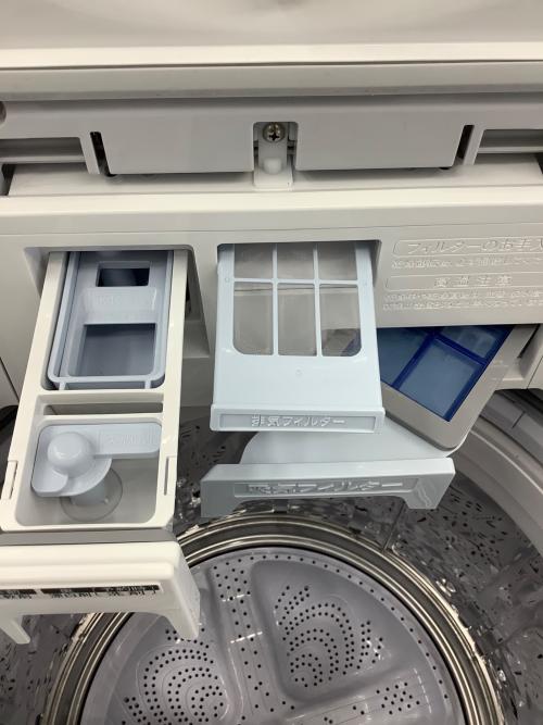 SHARP (シャープ) 縦型洗濯乾燥機 ES-TX8K-W 2025年製