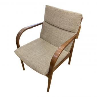 飛騨産業 (ヒダサンギョウ) アームチェアー ベージュ×ブラウン L-Chir 36 SD260