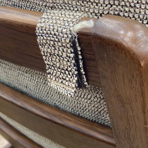 飛騨産業 (ヒダサンギョウ) アームチェアー ベージュ×ブラウン L-Chir 36 SD260