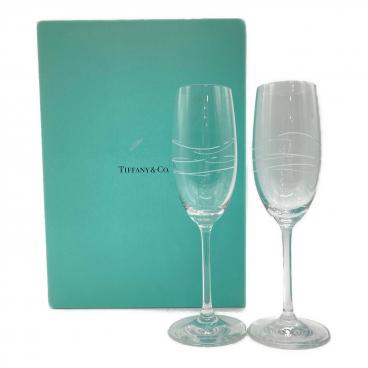 TIFFANY & Co. (ティファニー) シャンパングラスセット フローレット