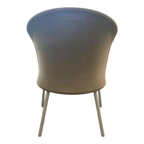 MINDO ラウンジチェアー ブラウン×アイボリー