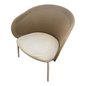 MINDO (ミンド) ラウンジチェアー ブラウン×アイボリー