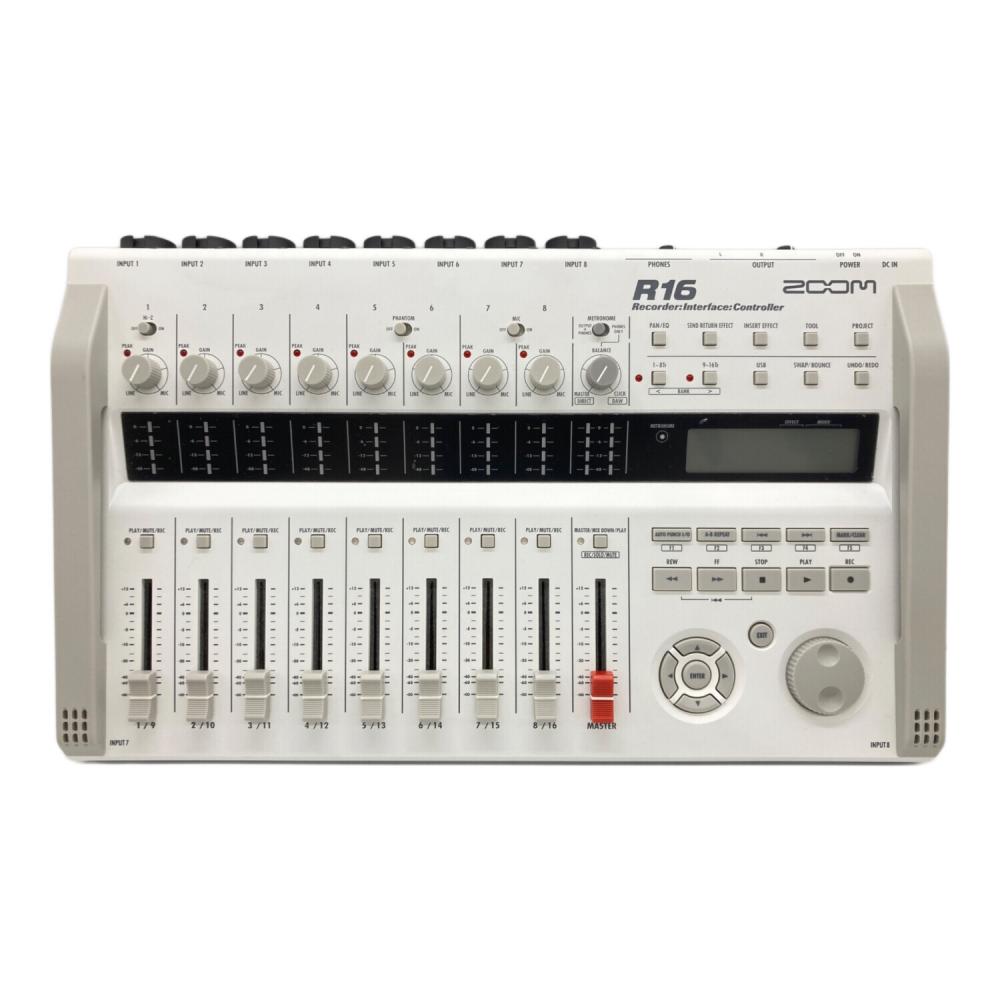 【中古】ZOOM R16 マルチトラック・レコーダー ZOOM (ズーム) マルチトラックレコーダー R16 ※通電確認のみ
