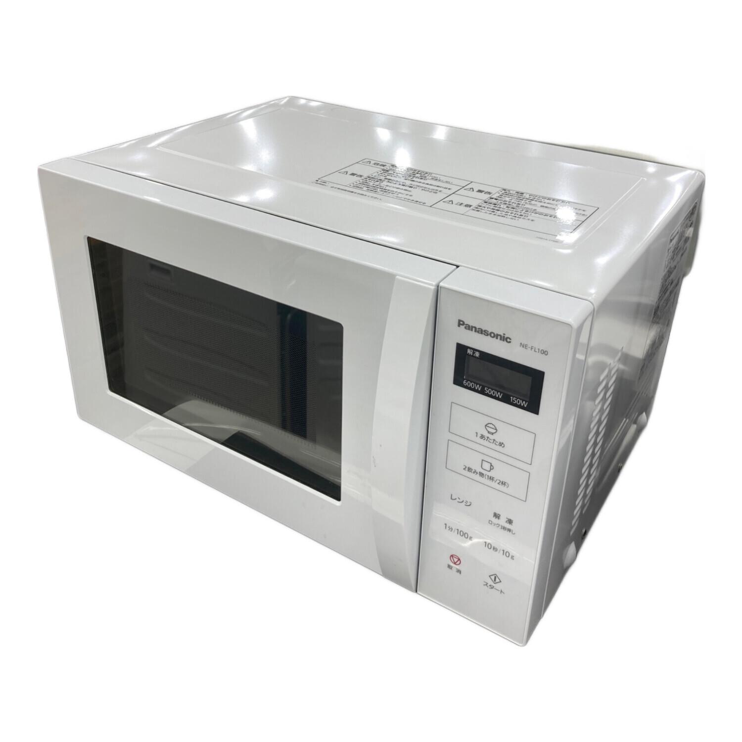 Panasonic 電子レンジ NE-FL100-W 2021年 動作確認済 Panasonic (パナソニック) 電子レンジ NE-FL100-W 2021年製
