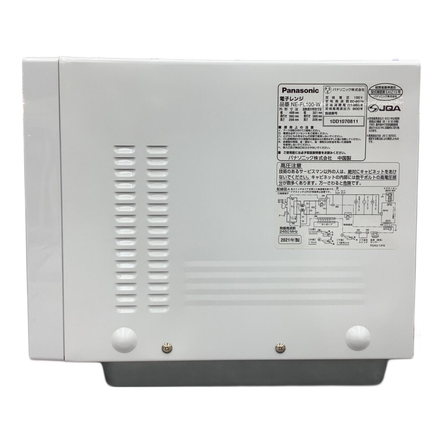 Panasonic (パナソニック) 電子レンジ NE-FL100-W 2021年製