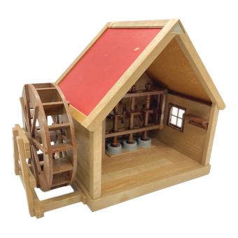 EPOCH (エポック) シルバニアファミリー @ 村の水車小屋 水車の連動可動確認済み 初期シルバニア/1987年