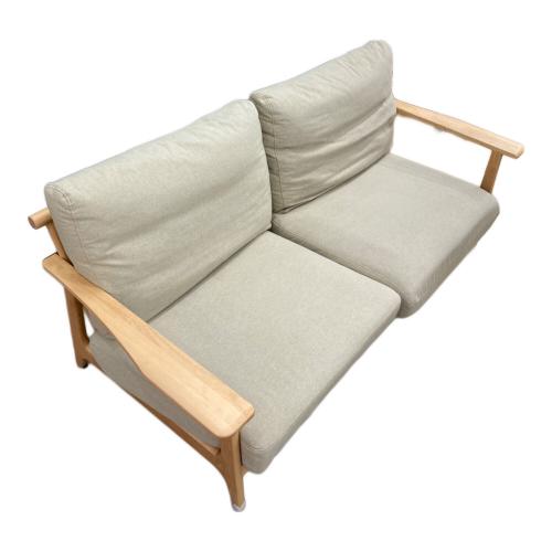 一生紀 (イッセイキ) 3人掛けソファー ナチュラル×アイボリー